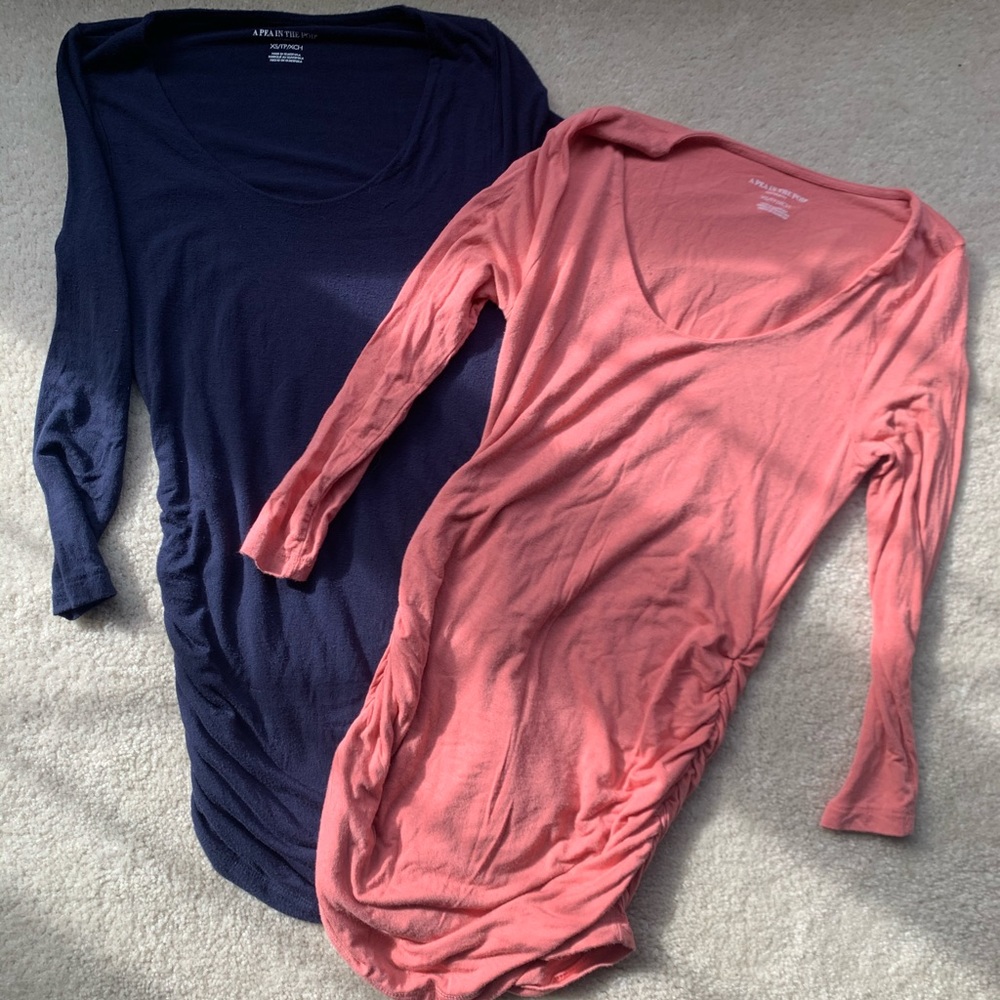 Maternity 3/4 length shirts